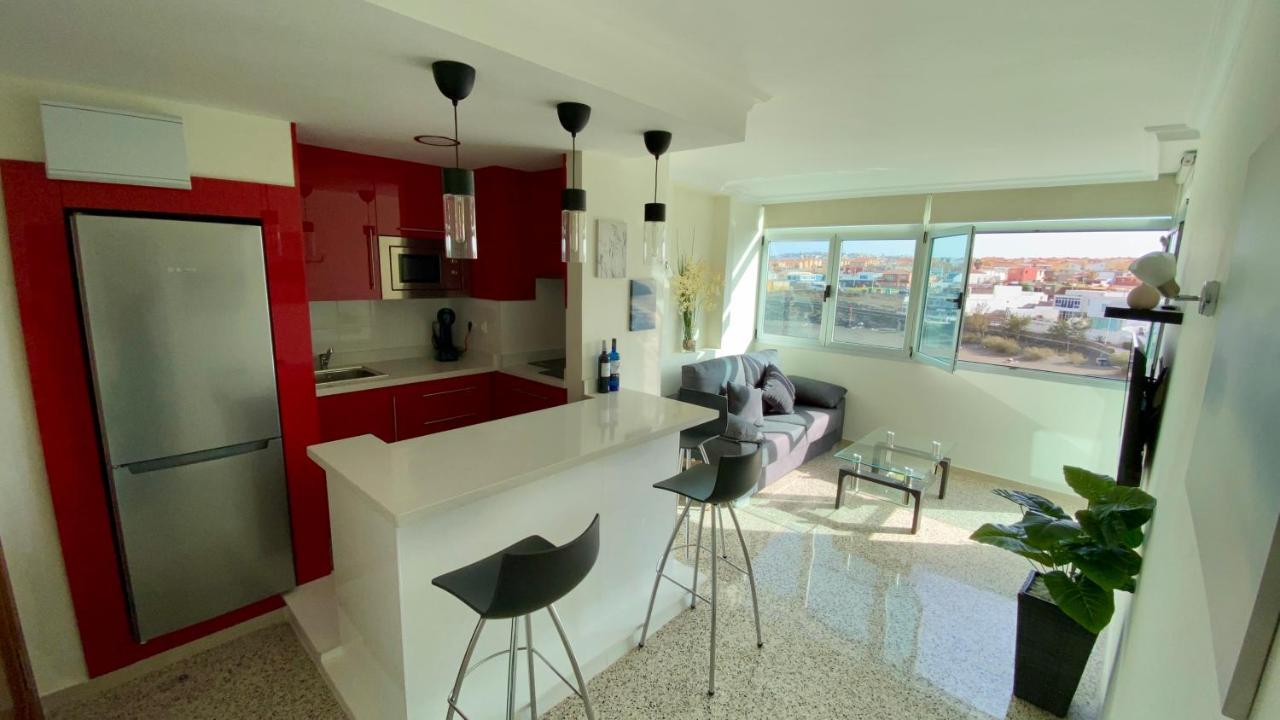Hermoso Edificio Frente Al Mar Con Gran Terraza Y Hermosas Vistas 라스팔마스 외부 사진